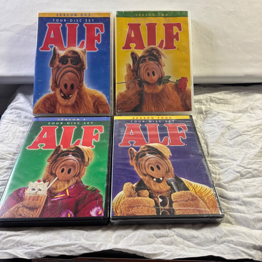 ALF Complete Series Seasons 1-4‎ Factory Sealed DVD Collection